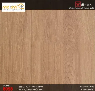 Sàn Nhựa Wellmark SPC 8058