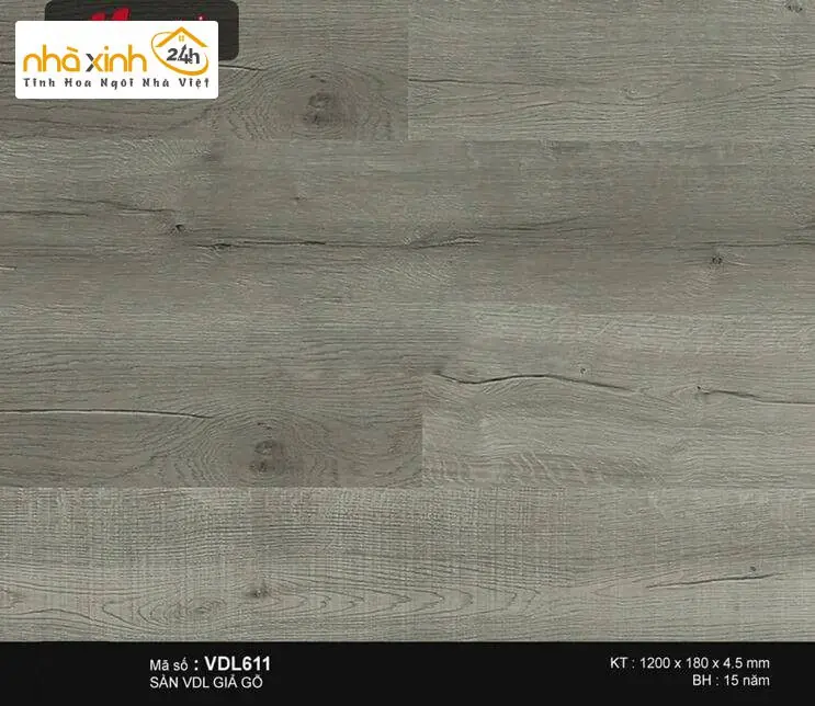 Sàn Nhựa Giả Gỗ Smartwood VDL611