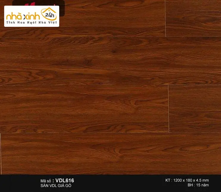 Sàn Nhựa Giả Gỗ Smartwood VDL616